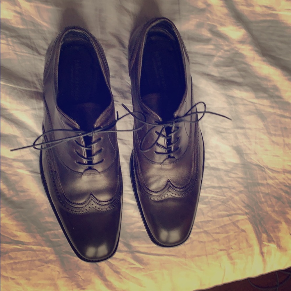 Brand New John Varvatos Brown Wingtip Shoes